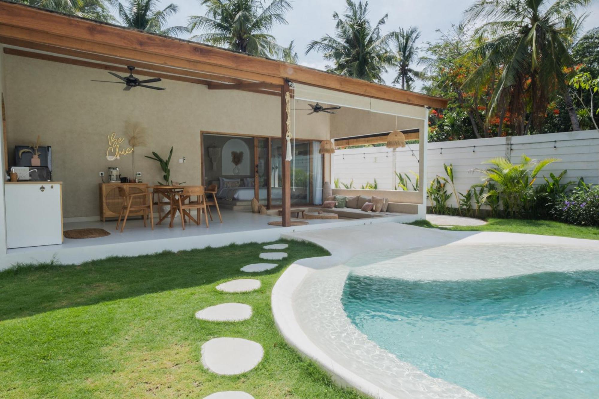 Gili Boho Villas - Aesthetic Private Pool Villas Gili Trawangan Esterno foto
